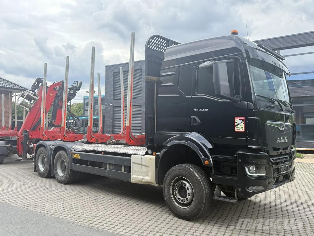 MAN TGS 33.510 MAN TGS 33.510 6X4 BB E6 EPSILON 150Z 3 Camion trasporto legname