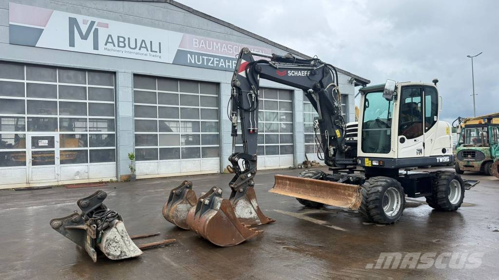 Yanmar TW 95 // BJ. 2017 / 5888H/SW/ZSA/4 Löffel/ 1 Gabel Escavadeiras de rodas