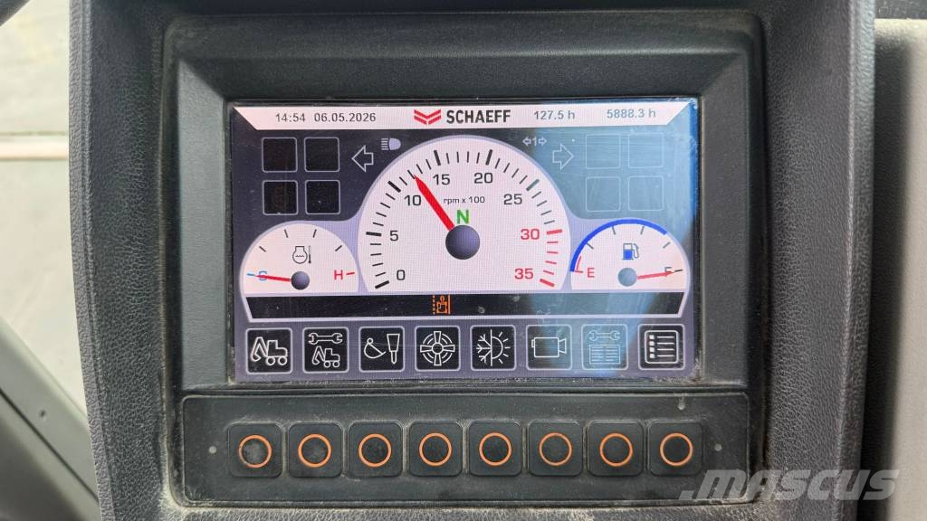 Yanmar TW 95 // BJ. 2017 / 5888H/SW/ZSA/4 Löffel/ 1 Gabel Escavadeiras de rodas