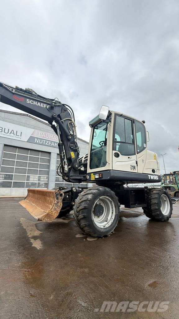 Yanmar TW 95 // BJ. 2017 / 5888H/SW/ZSA/4 Löffel/ 1 Gabel Escavadeiras de rodas