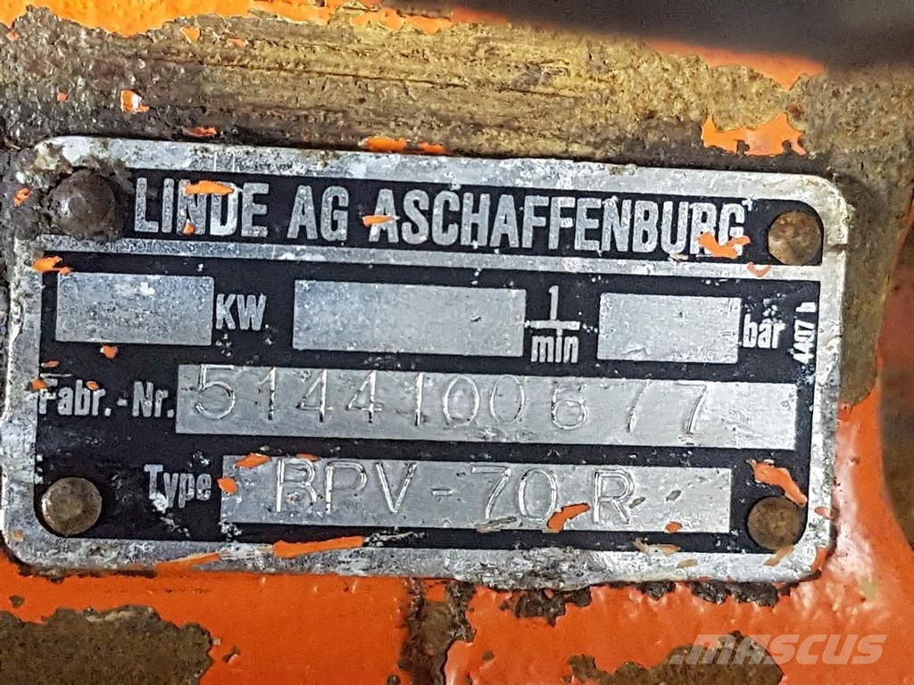 Atlas -Linde BPV70R-Drive pump/Fahrpumpe/Rijpomp 液压