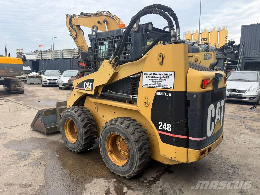 CAT 248B**Bj 2002*Bh 595 !!**Turbo*Bucket+forks Šmykom riadené nakladače