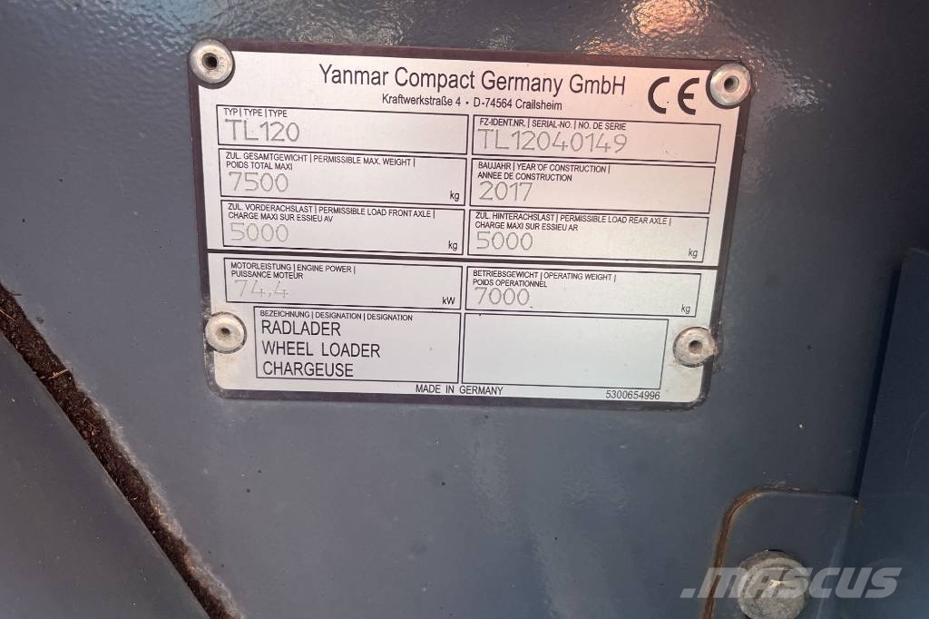 Schaeff TL120 3223 timmar - planerskopa Rataslaadurid