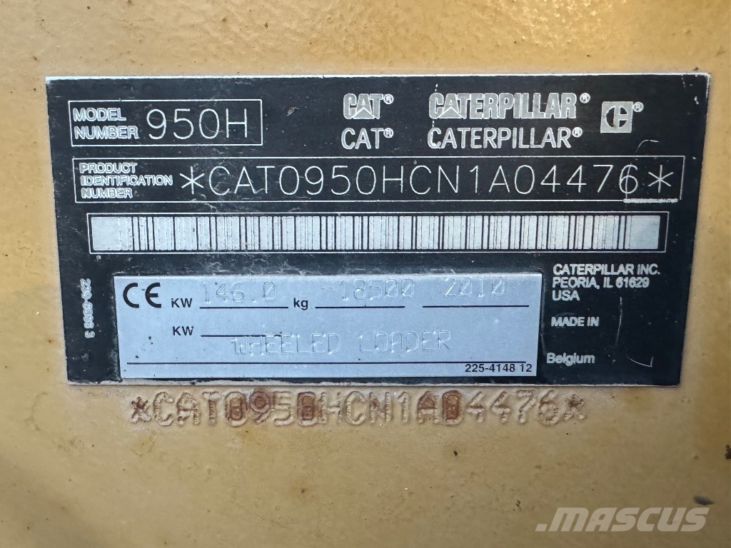 CAT 950H Tekerlekli yükleyiciler