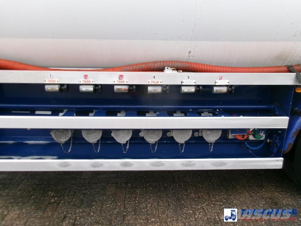 Heil / Thompson Fuel tank alu 45 m3 / 6 comp + pump / A Tankopleggers