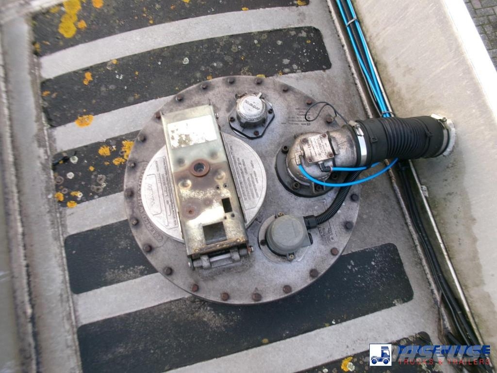 Heil / Thompson Fuel tank alu 45 m3 / 6 comp + pump / A Tankopleggers