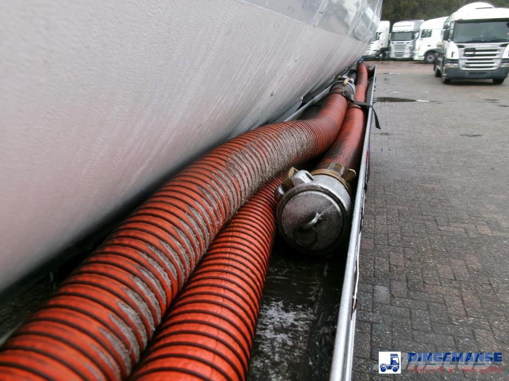 Heil / Thompson Fuel tank alu 45 m3 / 6 comp + pump / A Tankopleggers