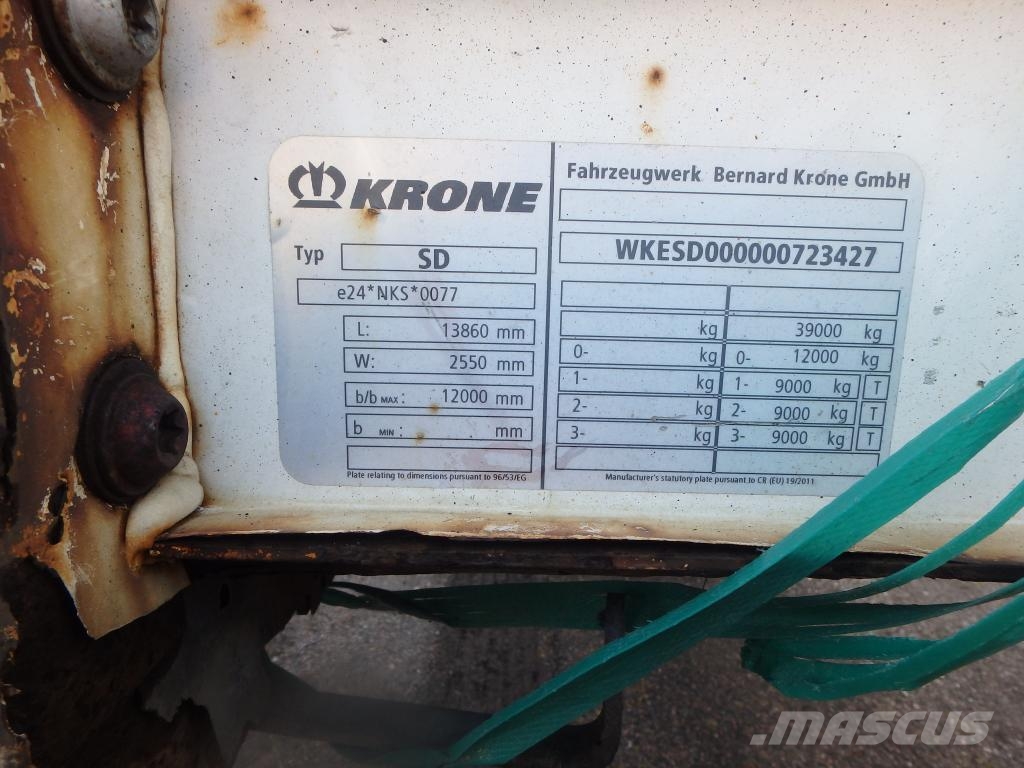Krone Trailer Curtainsider Lifting + Sliding Roof Mega Semirremolques de caja de lona