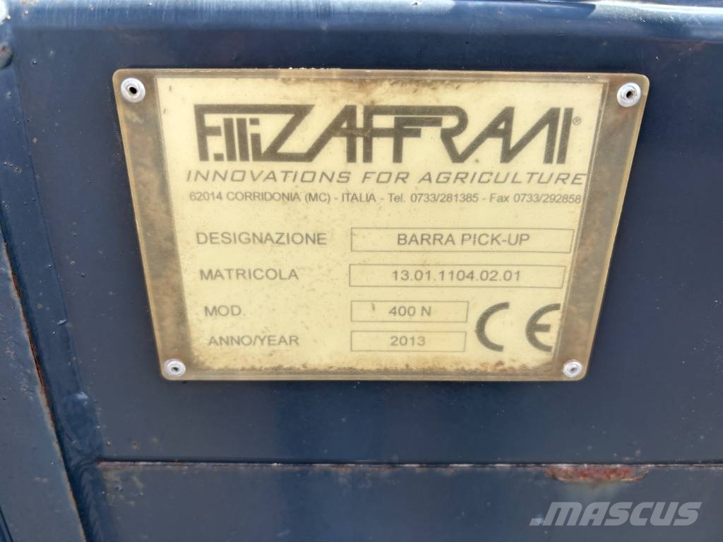 Zaffrani PICK-UP 400N رؤوس الحصادات الدراسات