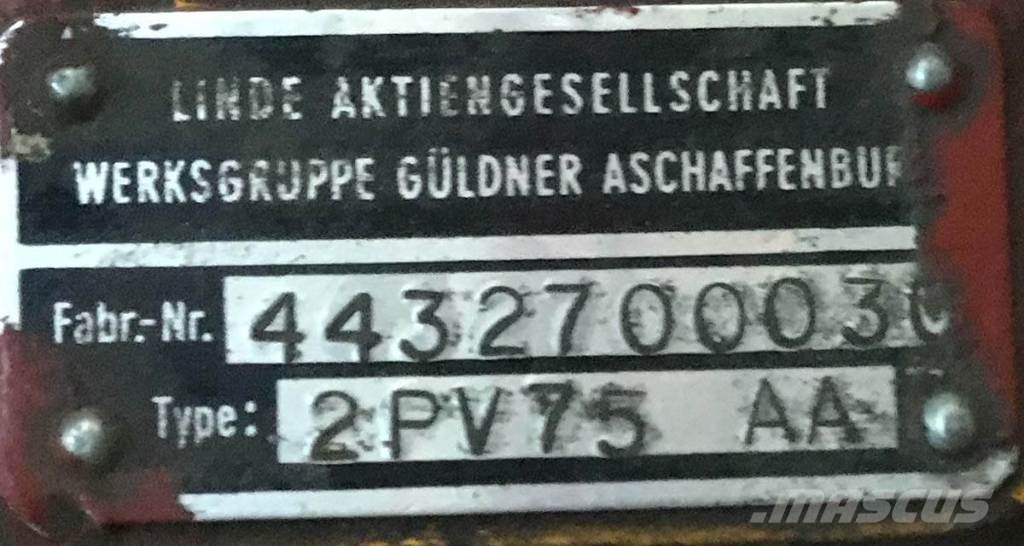 Linde 2PV75 AA هيدروليات