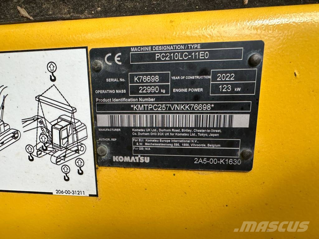 Komatsu PC 210 LC-11E0 Εκσκαφείς με ερπύστριες