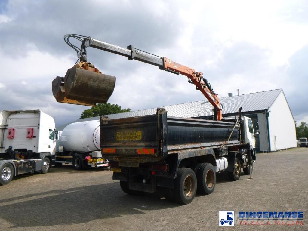 DAF CF 85.360 8X4 RHD tipper + Terex 118.2 VGL-A15 Всъдеходни кранове