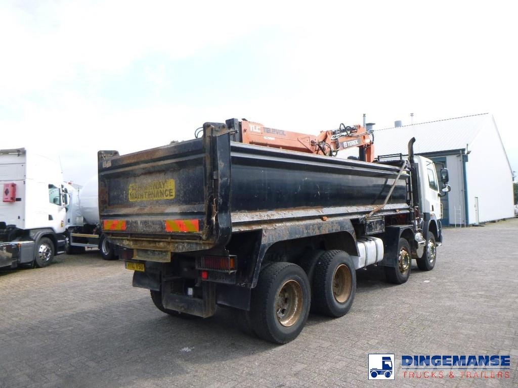 DAF CF 85.360 8X4 RHD tipper + Terex 118.2 VGL-A15 Всъдеходни кранове
