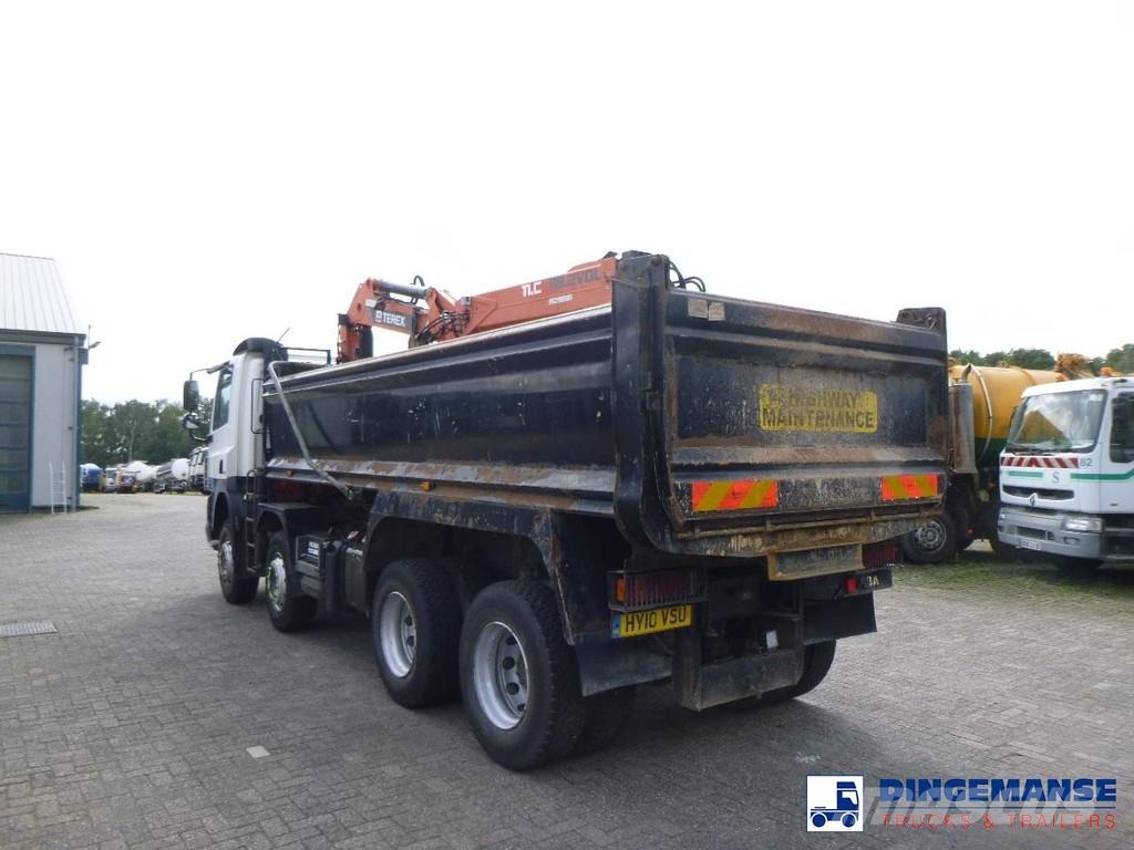 DAF CF 85.360 8X4 RHD tipper + Terex 118.2 VGL-A15 Всъдеходни кранове