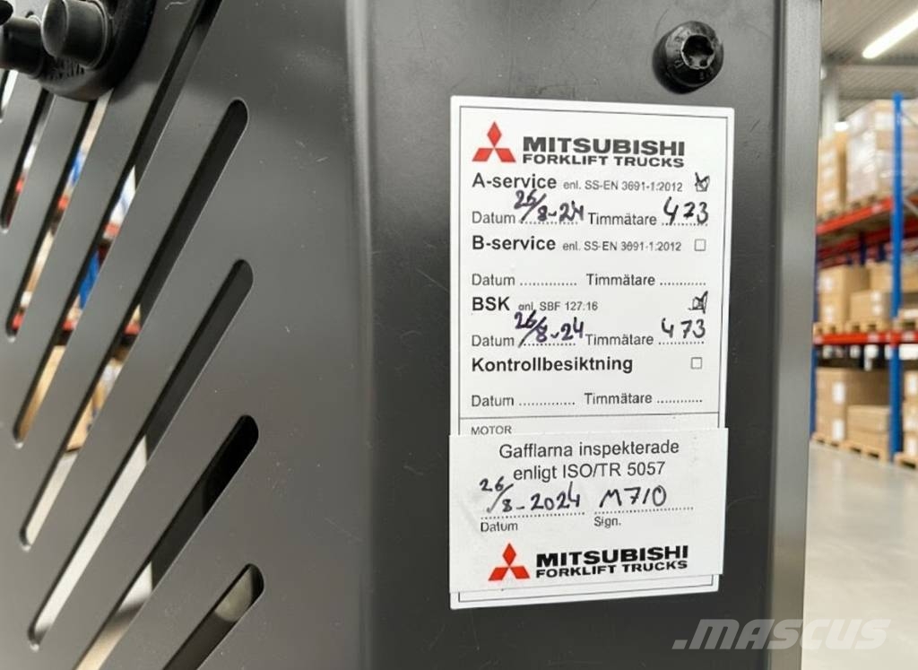 Mitsubishi EPH125DTFVI750  - 3 units Περονοφόρο ανυψωτικό συλλογής παραγγελιών μεγάλου ύψους