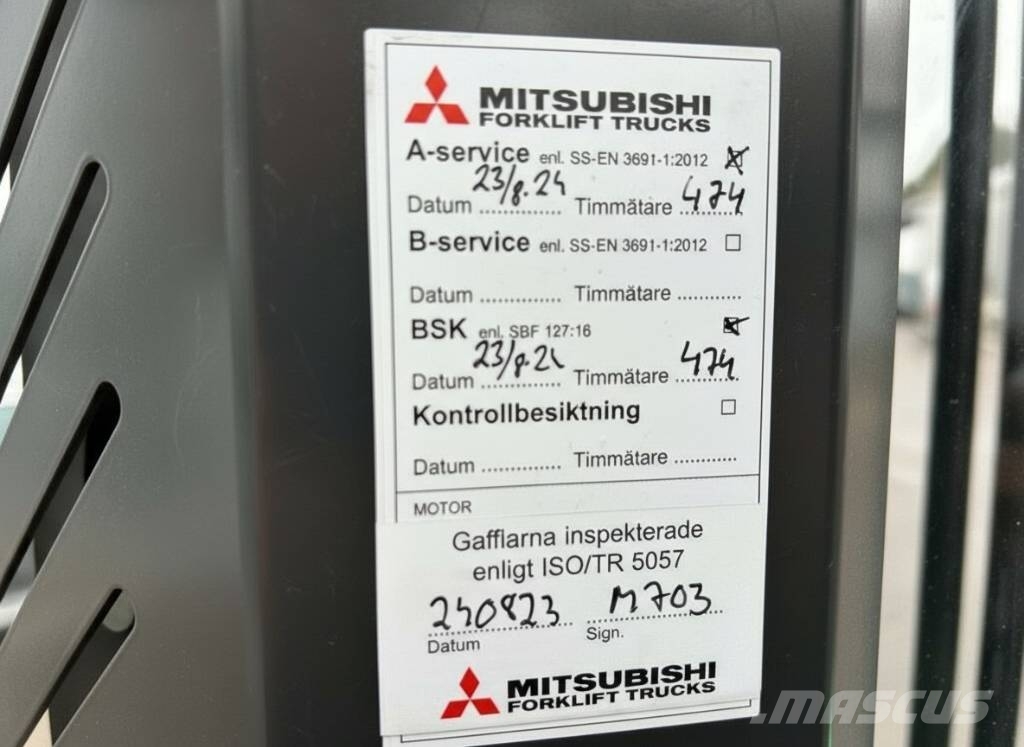 Mitsubishi EPH125DTFVI750  - 3 units Περονοφόρο ανυψωτικό συλλογής παραγγελιών μεγάλου ύψους