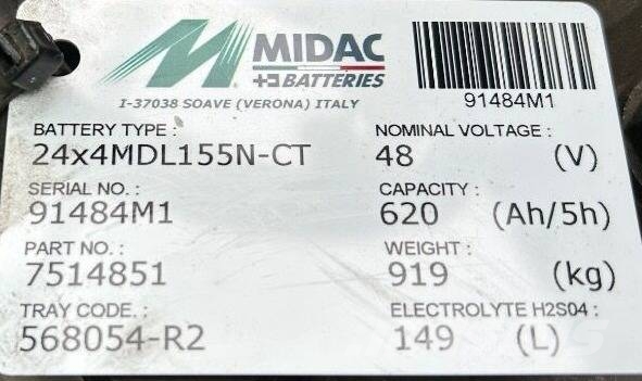Mitsubishi EPH125DTFVI750  - 3 units Περονοφόρο ανυψωτικό συλλογής παραγγελιών μεγάλου ύψους