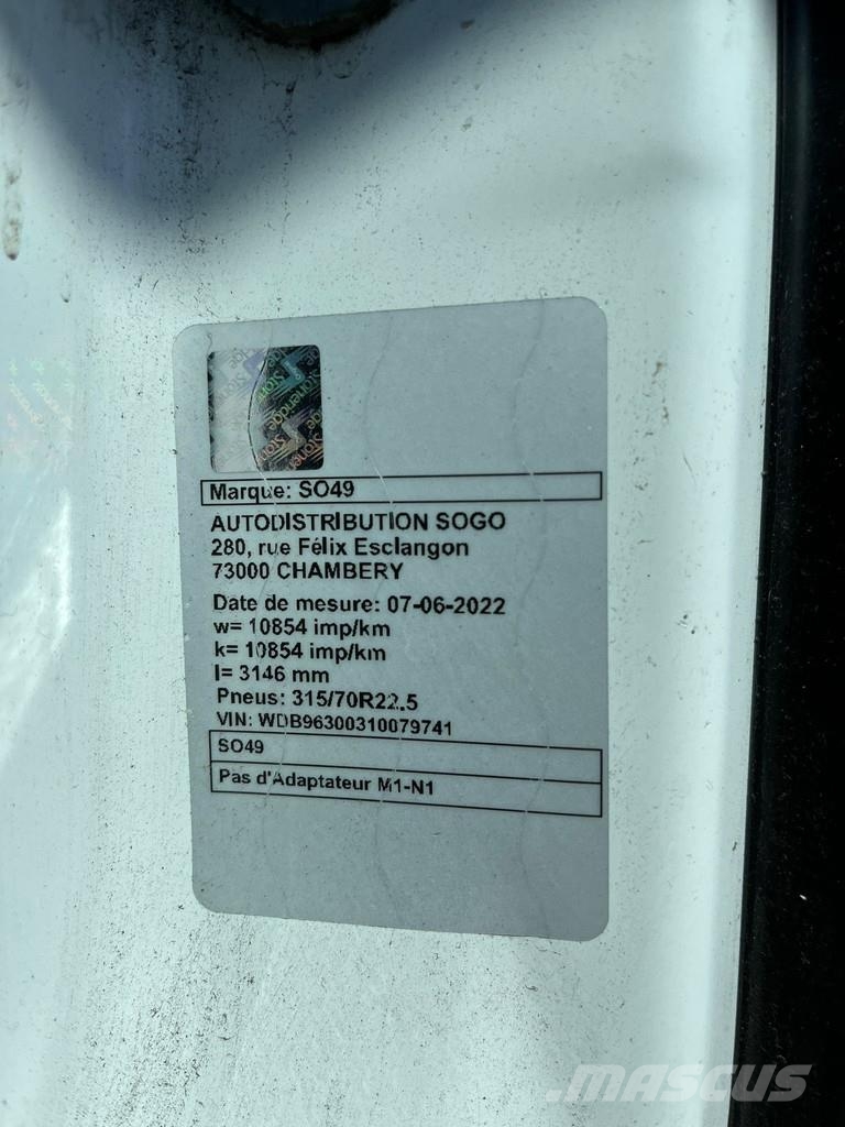 Mercedes-Benz Antos 1836 4x2 Closed Box, double floor Φορτηγά Κόφα