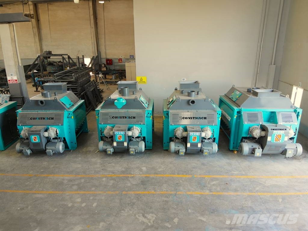 Constmach Double Shaft Concrete Mixer ( Twin Shaft Mixer) Betono/Cemento maišytuvai