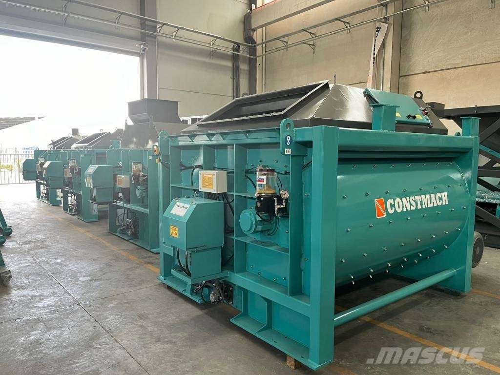 Constmach Double Shaft Concrete Mixer ( Twin Shaft Mixer) Betono/Cemento maišytuvai