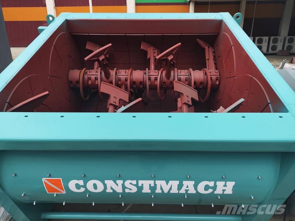 Constmach Double Shaft Concrete Mixer ( Twin Shaft Mixer) Betono/Cemento maišytuvai