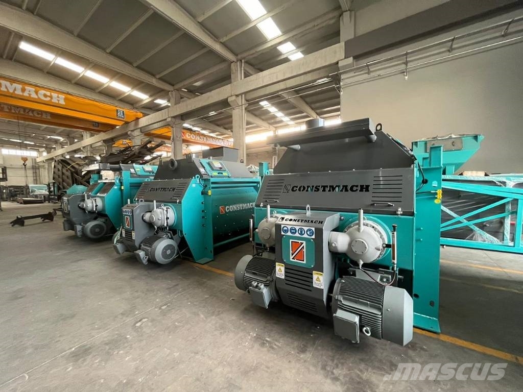 Constmach Double Shaft Concrete Mixer ( Twin Shaft Mixer) Betono/Cemento maišytuvai