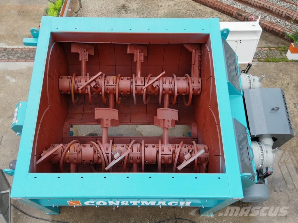 Constmach Double Shaft Concrete Mixer ( Twin Shaft Mixer) Betono/Cemento maišytuvai