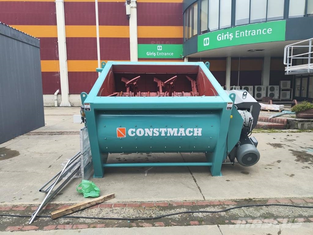 Constmach Double Shaft Concrete Mixer ( Twin Shaft Mixer) Betono/Cemento maišytuvai