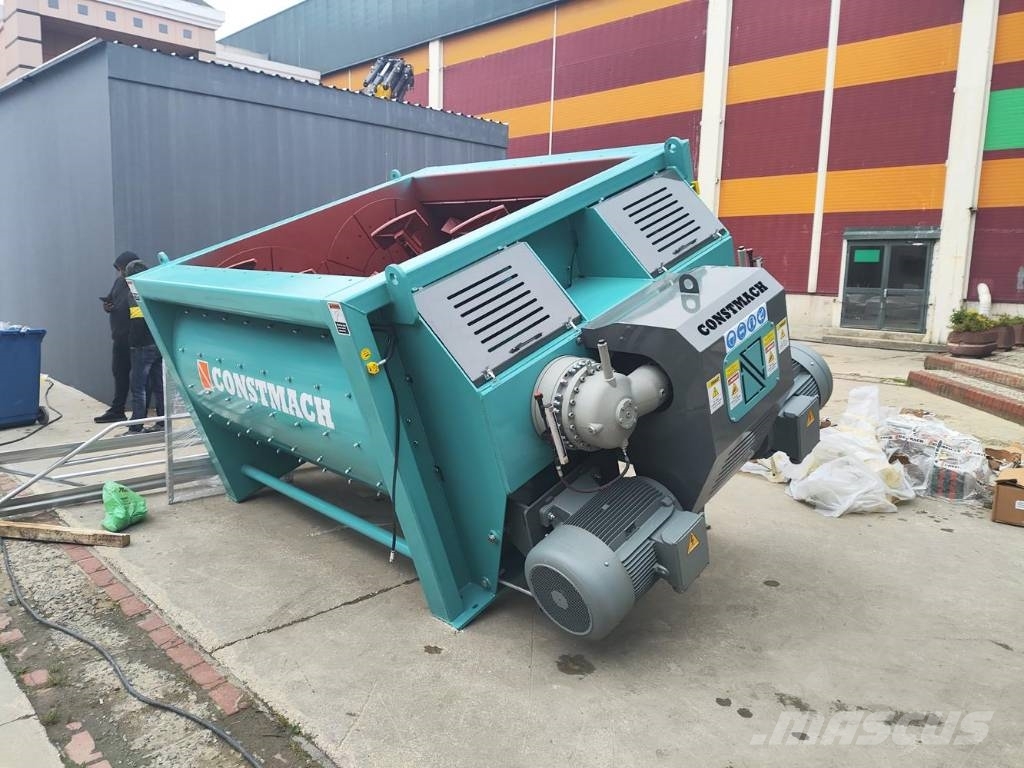 Constmach Double Shaft Concrete Mixer ( Twin Shaft Mixer) Betono/Cemento maišytuvai