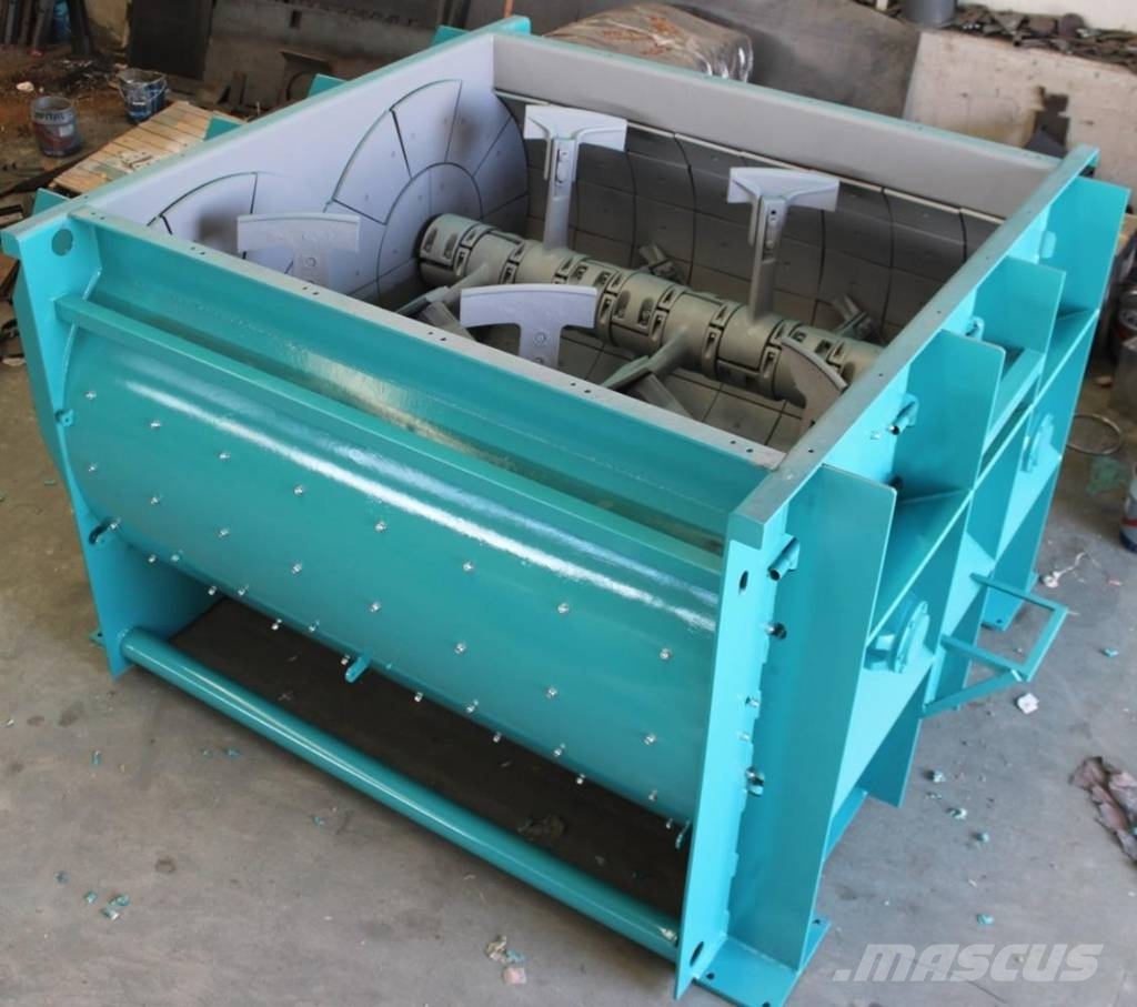 Constmach Double Shaft Concrete Mixer ( Twin Shaft Mixer) Betono/Cemento maišytuvai