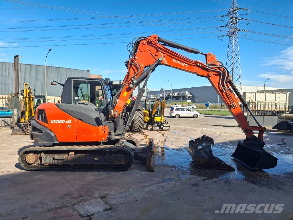 Kubota KX 080-4 Midi bageri 7t – 12t