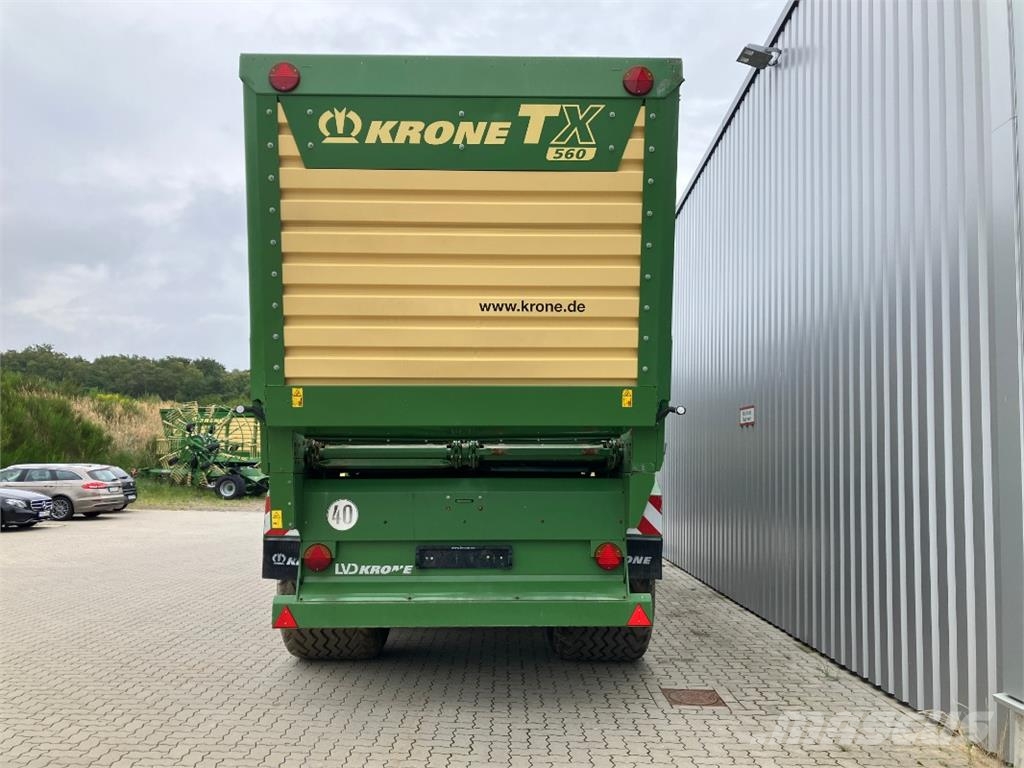 Krone TX 560 Käsittely- ja sijoittelulaitteet
