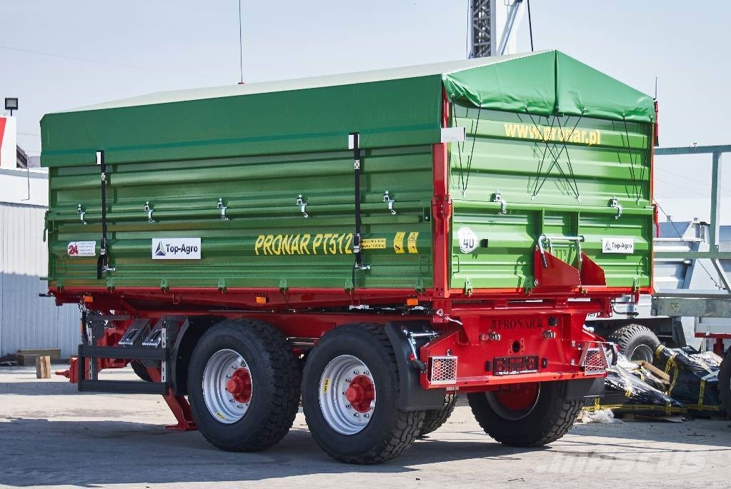 Pronar PT 512 TANDEM 12 tones tipping trailer/ przyczepa Tipper trailers