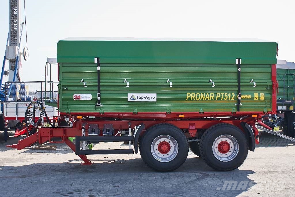 Pronar PT 512 TANDEM 12 tones tipping trailer/ przyczepa Tipper trailers