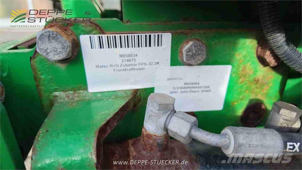 John Deere 3046R mit Mähwerk+Grasaufnahme Άλλα γεωργικά μηχανήματα