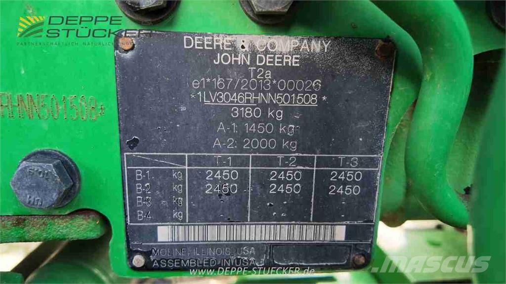 John Deere 3046R mit Mähwerk+Grasaufnahme Άλλα γεωργικά μηχανήματα