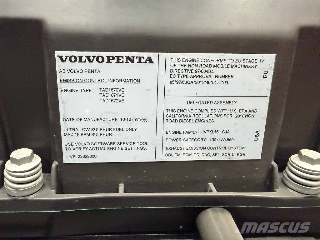 Volvo TAD1672VE Motores agrícolas