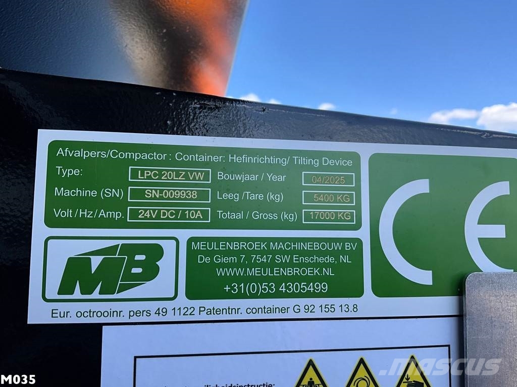  Meulenbroek 20m³ perscontainer 特种集装箱