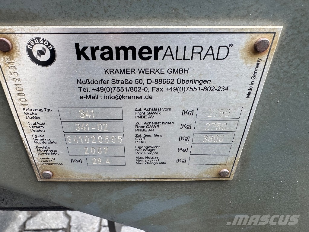 Kramer-allrad 280 لوادر بعجل