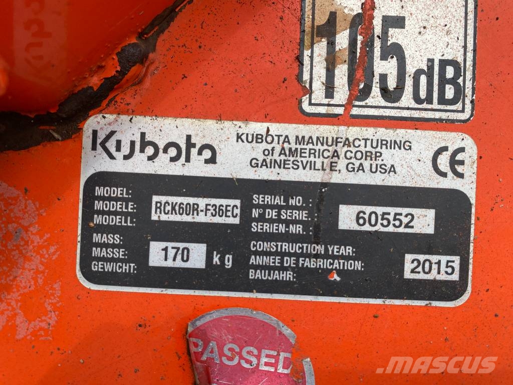 Kubota F3090 EU 3-Gang Rotary Diesel Mower Ráülős fűnyírók
