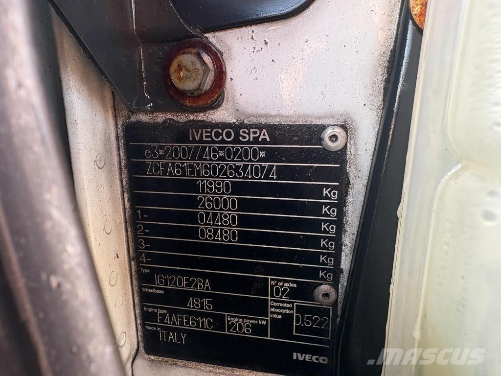 Iveco Eurocargo 120E28 + DHOLLANDIA LOADLIFT + EURO 6 + Pritsche & Plane