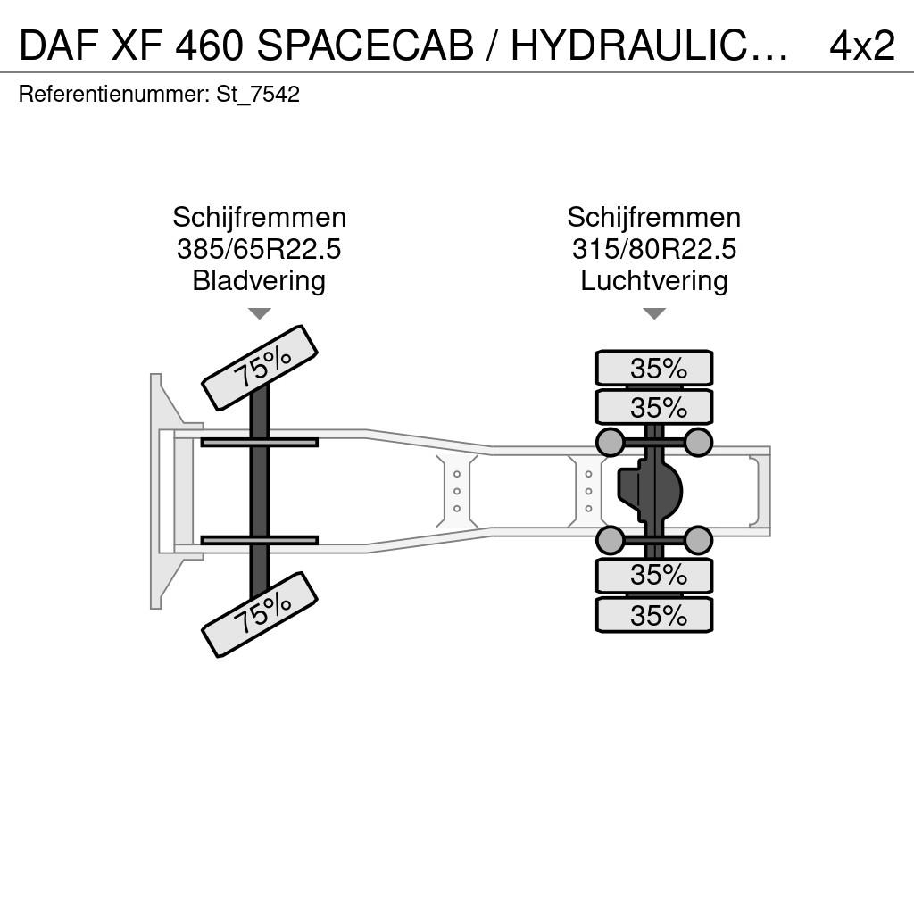 DAF XF 460 SPACECAB / HYDRAULIC / NL TRUCK Sadulveokid