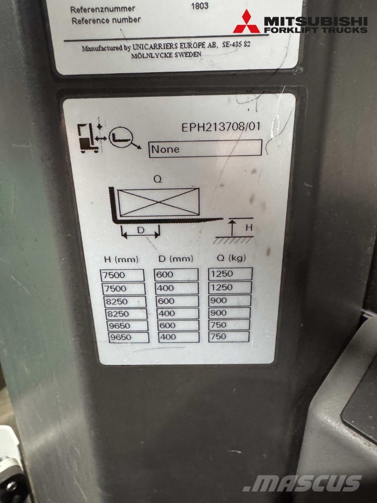 UniCarriers 125DTFVI900EPH معدات الرفع عالي المستوى