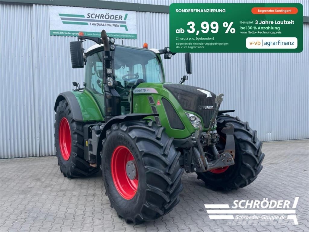 Fendt 724 VARIO S4 PROFI PLUS Tractores