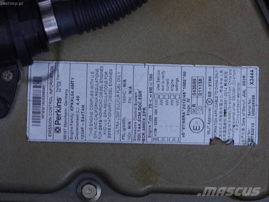 Doosan DX 165 W-5 휠 굴삭기