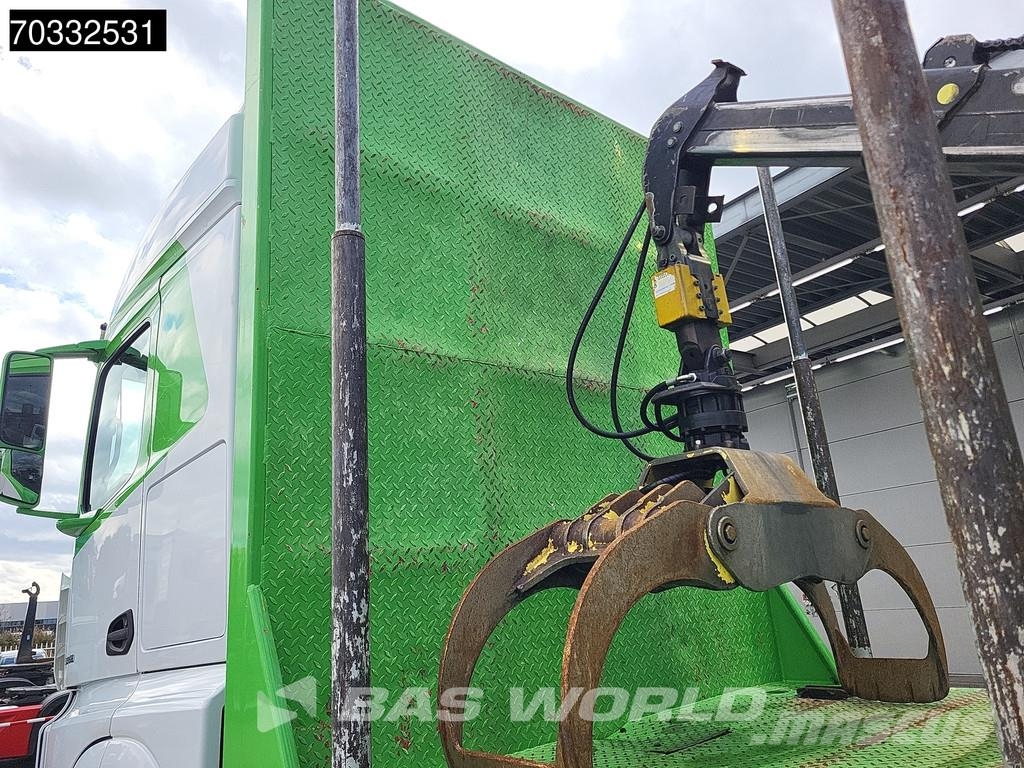 Mercedes-Benz Arocs 3358 Arocs 6X4 TAJFUN LIV 190Z Crane Holztra 木材运输车