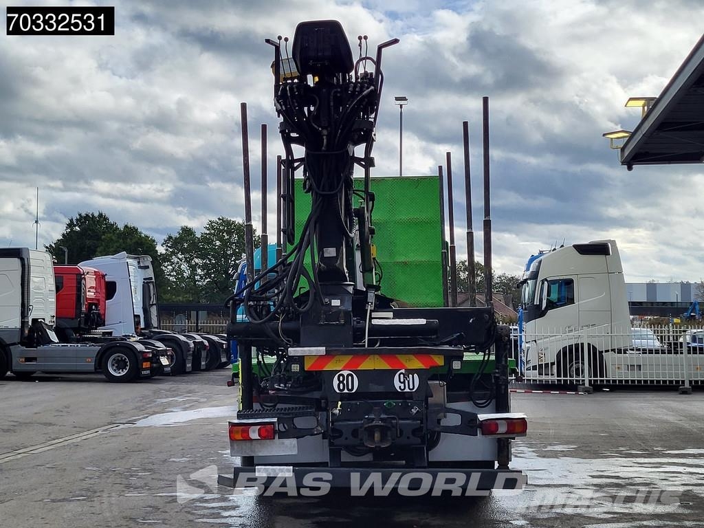 Mercedes-Benz Arocs 3358 Arocs 6X4 TAJFUN LIV 190Z Crane Holztra 木材运输车