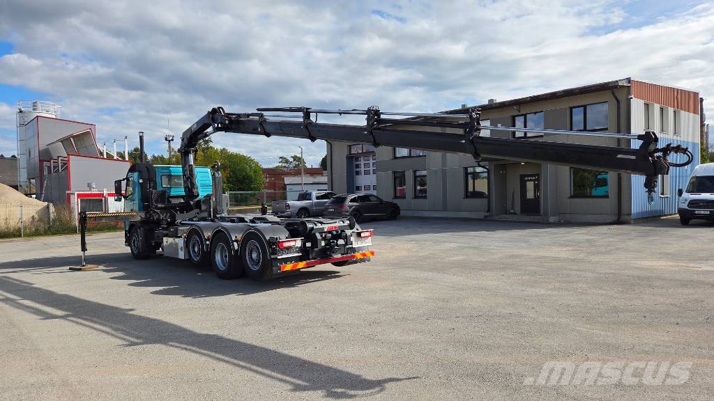 Volvo FM460 8X2*6 HIAB X-Hipro 192 E-4 Treileri ar āķi