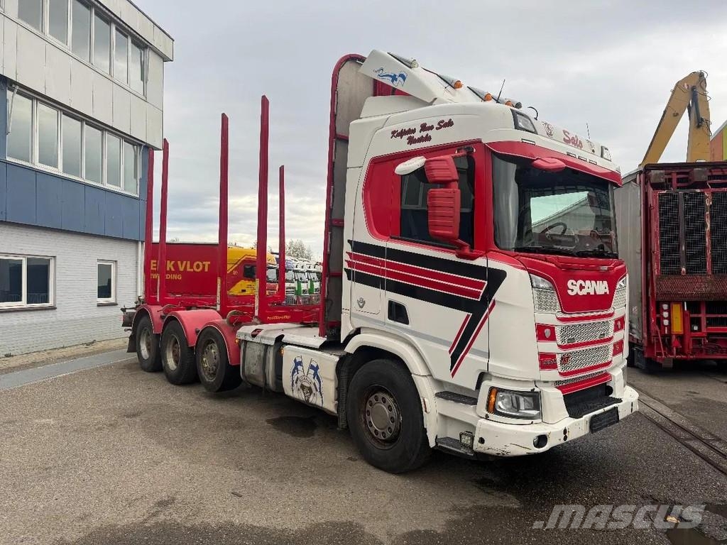 Scania R650 V8 NGS XT 8X4 EURO 6 FULL STEEL Rönkszállító teherautók
