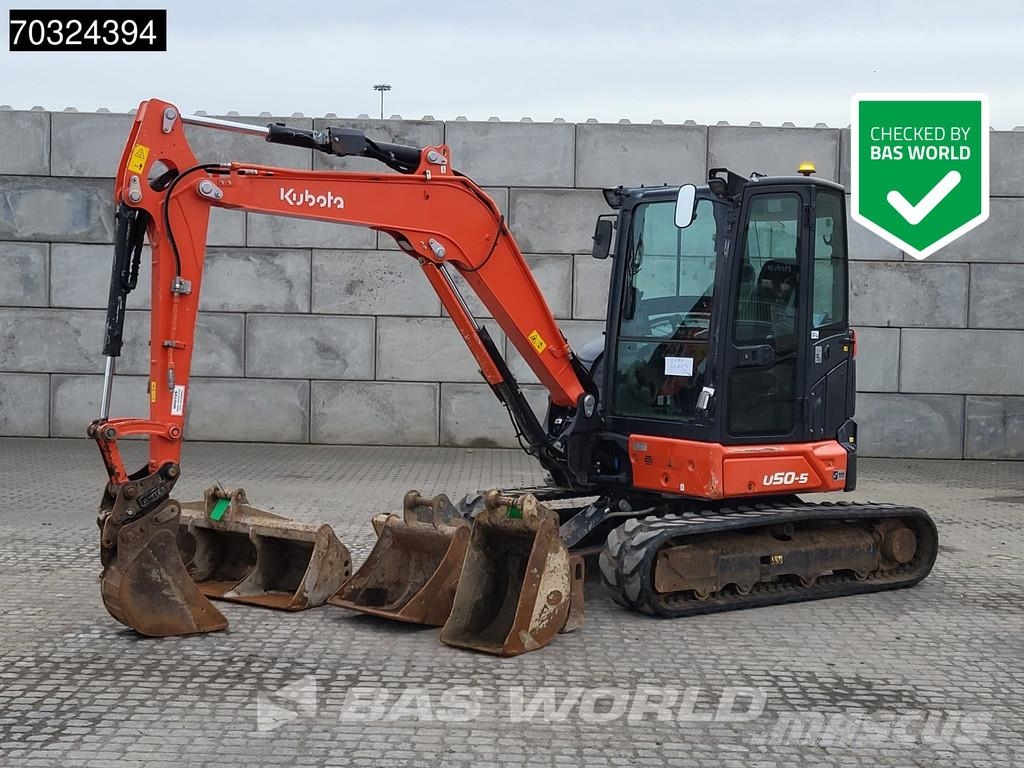 Kubota U50 -5 Mini rýpadlá < 7t